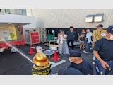 防火体験教室（「駒沢ふれあい広場 夏祭り」 内）